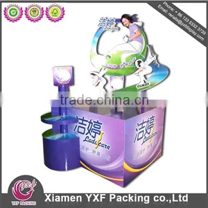Custom Advertising Cardboard Floor Display Stand Unit thumbnail-5