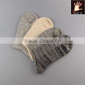 Men's Business Tube Socks Summer Thin Linen Blended Mesh Breathable Deodorizationantib thumbnail-1