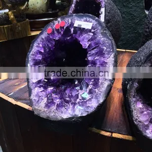 Natural Brazil Amethyst Geode Pocket With Different Shapes Home Decoration thumbnail-1