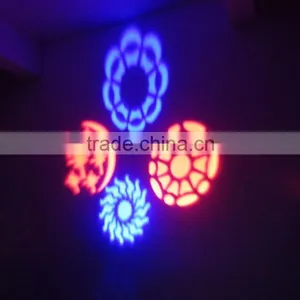 China Supplier New Product Disco Stage Lighting RGBW Led 3*8W Gobo Effect Light thumbnail-3