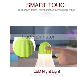350ml Ultrasonic Mini Cool Mist Humidifier With Led Nightlight for Hot Summer thumbnail-2
