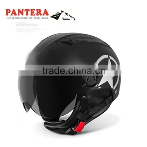 Chongqing Double Goggle Visor Pure Blue Helmet Full Face Bike Helmet thumbnail-6