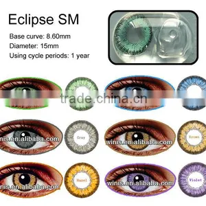 Eclipse Wholesale Tri Color Contact Lens From China thumbnail-1