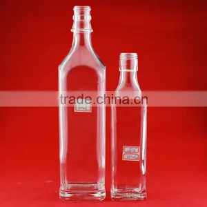 Good Quality Vase Shape Wine Bottles Opal White Bottles 750ml Transparent Glass Bottles thumbnail-4