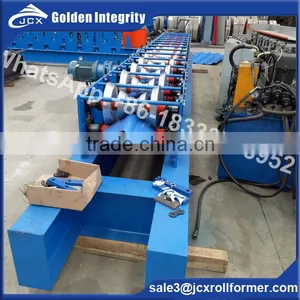 New Model Roof Tile PPGI GI Ridge Cap Roll Forming Machine thumbnail-1