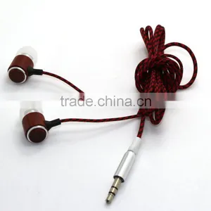 WOOD! Wood Earphones Super Bass Sound in Ear Earpiece Stereo Custom Logo thumbnail-2