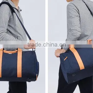 2016 OEM Men Vintage Quilted Travel Messenger Shoulder Crossbody Sport School Big Bag thumbnail-3