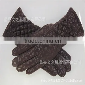 Outdoor Red Blue Printing Elastic Fabric Golves thumbnail-2