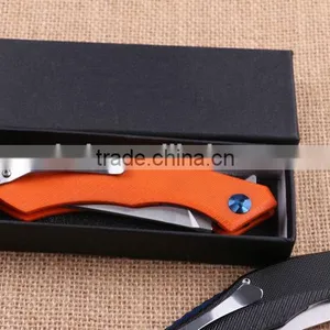 OEM 440 Stainless Steel Blade Material Survival Knife With G10 Handle thumbnail-6