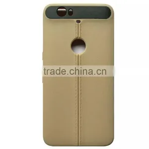 Mobile Phone & Accessories Latest Two Line Design TPU Leather Shockproof Anti-Friction Cell Phone Case for Google Nexus 6p thumbnail-2