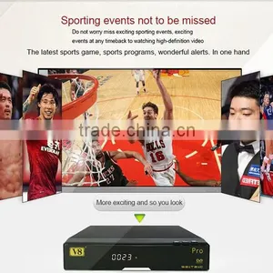 NEW! v8 PRO Dvb-c/dvb-d2/dvb-t2 Set Top Box With Free IPTV,cccam,newcammd ,supprot Free Porn Video for Italy Uk Market thumbnail-2