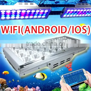 2PC Dimmable Full Spectrum 200W LED Aquarium Light Fish Tank Reef Coral Lamp, Wifi Remote Control thumbnail-1