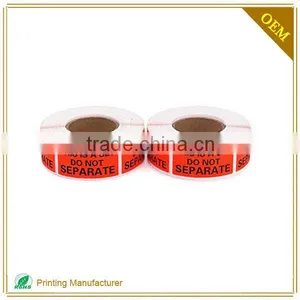 Wholesale High Quality Waterproof Warning Adhesive Label Sticker thumbnail-4