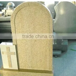 Sunset Gold Gravestone/Headstone Celtic Cross thumbnail-1