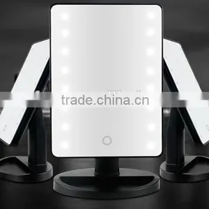 Touch Sensor Desktop Led Makeup Mirror / Makeup Mirror With Lights / LED Comestic Mirror thumbnail-1