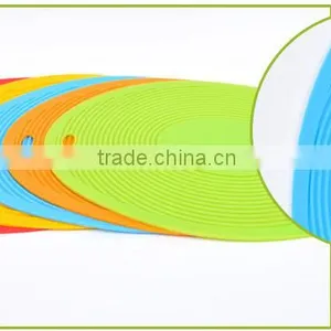 Colorful Round Non-Slip Heat Resistant Mat Coaster Cushion Placemat Kitchen Ware thumbnail-3