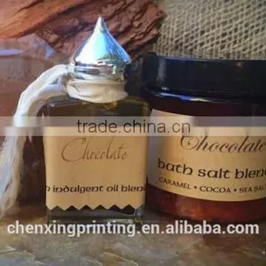 Kraft Paper Sticker for Bath Salt Blend, Perfume Oil & Soap thumbnail-1