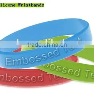 Custom Logo Silicone Rubber Kids Bracelet thumbnail-1