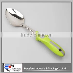 PP Handle Stainless Steel Kitchen Spoon thumbnail-1