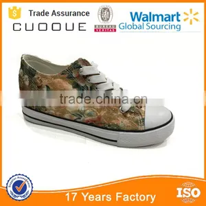 2016 Women Increasing Canvas Shoes Flower Printing Shoes thumbnail-1