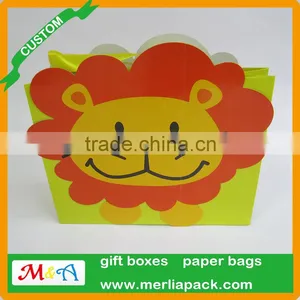 High Quality Cartoon Paper Bag Gift Wrap Bag for Children Christmas Thanksgiving Bags thumbnail-1