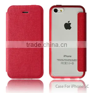 Newest Product Flip Leather Case for Iphone 5c thumbnail-3