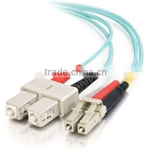 2m LC-SC 10Gb 50/125 OM3 Duplex Multimode Fiber Optic Cable (Plenum-Rated) thumbnail-1