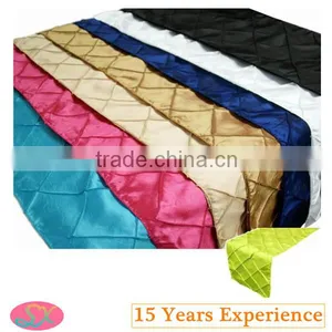 Popular Pintuck Table Runner Taffeta Pintuck Runner thumbnail-1