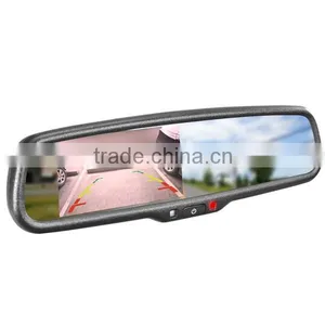 4.3 Inch Car Rear View Mirror Monitor With Back up Camera thumbnail-1