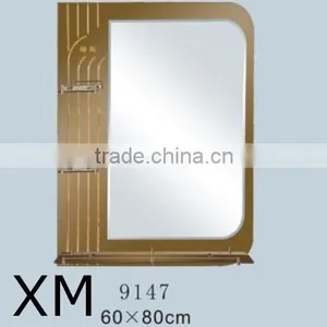 Bathroom Mirror With Shelf Bathroom Mirror Factory Directly Sale Decorative Mirror Made in China thumbnail-1