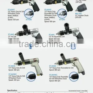 1/2" CHUCK HEAVY DUTY PNEUMATIC DRILL thumbnail-2