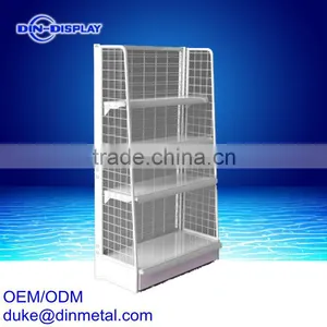 Supermarket Metallic Back-webbing Shelf Square-tube Back-webbing Shelf thumbnail-1