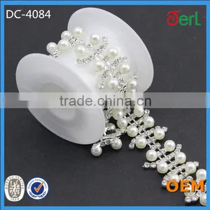 Wholesale Rhinestone Motif Rhinestone Trimming for Dress Rhinestone Chain thumbnail-1