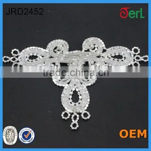 New Arrival Bridal Jewelry Bling Crystal Rhinestone Applique for Wedding Dress thumbnail-2