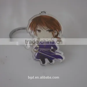 Hot Sell Transparent Cartoon Characters Plastic Key Ring thumbnail-3