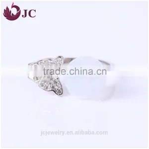 Wholesale Women Silver 925 Fashion Essential Oil Diffuser Aromatherapy Ring thumbnail-3