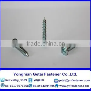 Tapping Screws-Z Cross Recessed and Slotted Pan Head-Symbol CBL ZS,black /yellow Zinc Plated/blue White thumbnail-1