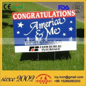 Indoor Outdoor Strong Corflute Sign Stand From China Factory thumbnail-3