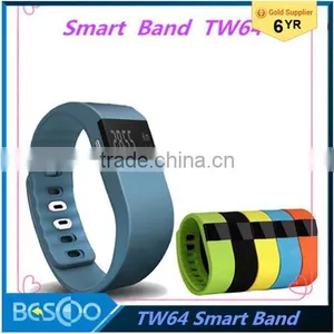 2016 Fitness Activity Tracker Bluetooth 4.0 Smart Watch Sport Bracelet Smart Band Wristband Pedometer For IOS Android TW64 thumbnail-1
