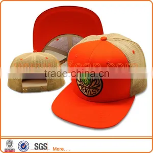 Wholesale Custom Embroidery Logo Mesh Cap Snapback Trucker Cap thumbnail-2