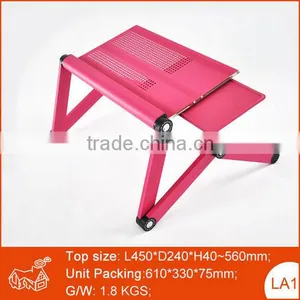 Popular Best-selling Portable Folding Laptop Table Stand Desk Bed Sofa thumbnail-1