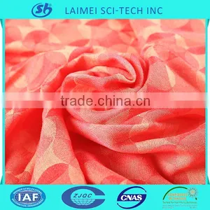 Wholesale Custom Make-to-order Textiles Polyester Scarf Fabric for Women thumbnail-1
