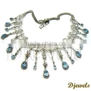 Diamond Gold Necklaces, Ladies Diamond Necklaces, Diamond Jewelry thumbnail-3