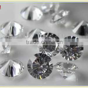 6.0mm White Color Round Shape Cubic Zirconia Fashion in Stock Factory thumbnail-3