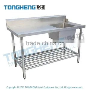 Stainless Steel Bench With Single Sink thumbnail-1