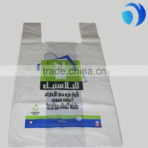 Hot Sale Household Essential Food Saver PlasticT-shirt Bag on Roll thumbnail-2