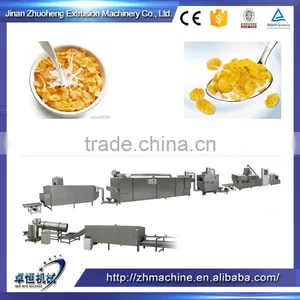 Hot Sale Puffed Snack Breakfast Cereals Corn Flakes Making Machine thumbnail-1