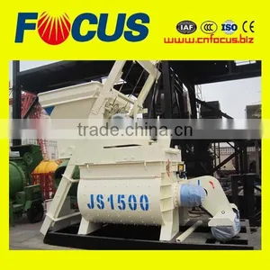 Canton Fair Hot Sale Js1500 Horizontal Twin-Shaft Concrete Mixer thumbnail-1