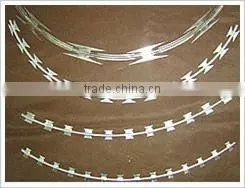 Galvanized & PVC Coated Razor Barbed Wire thumbnail-1