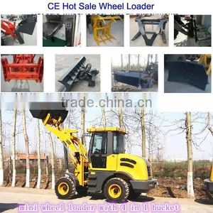 2016 New Style 1.2ton ZL12 Hot Sale CE Mini Loader thumbnail-1